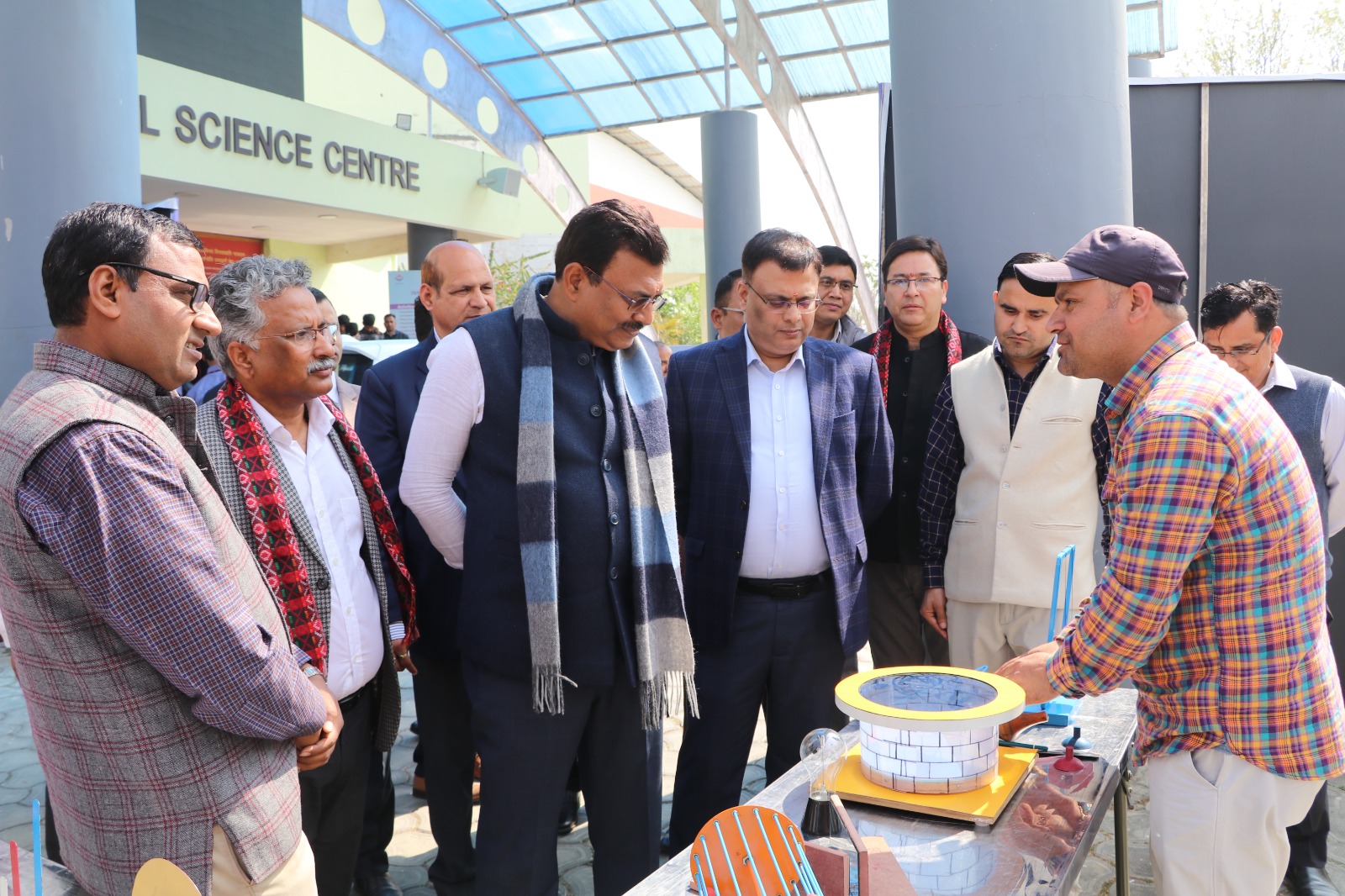 विज्ञान धाम- युकॉस्ट में दो दिवसीय नवाचार महोत्सव का मुख्य सचिव के द्वारा शुभारंभ किया गया