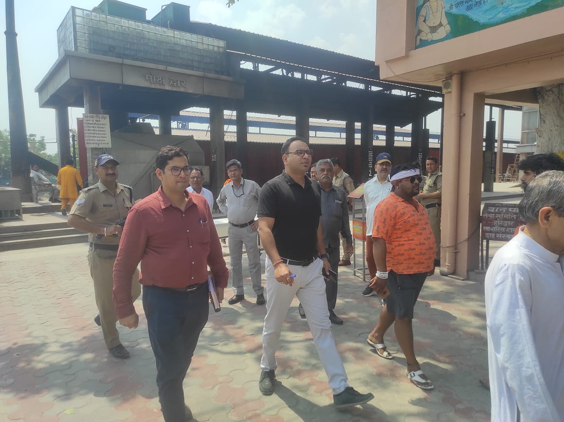 कुंभ मेला-2027 की तैयारियों को लेकर अपर मेलाधिकारी दयानंद ने किया स्थलीय निरीक्षण