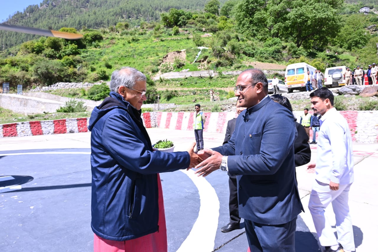 मुख्य निर्वाचन आयुक्त श्री ज्ञानेश कुमार जी पहुंचे हर्षिल