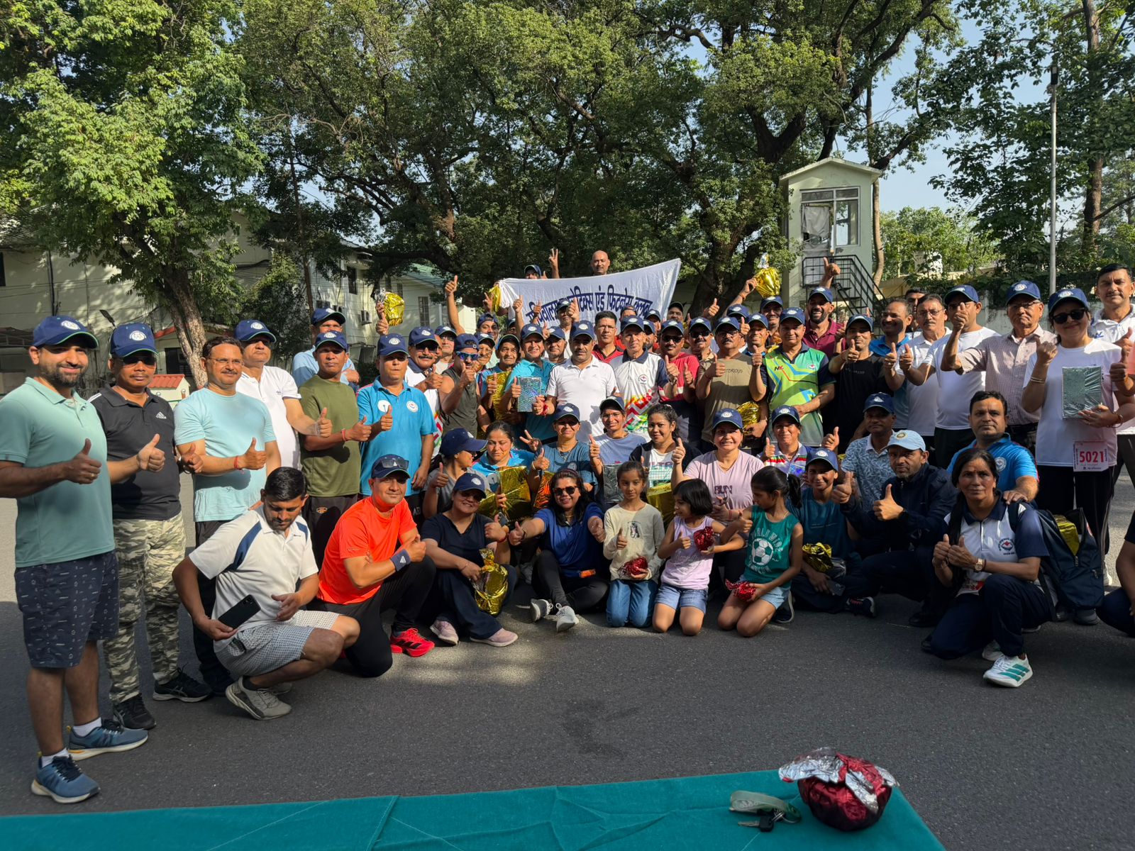 सचिवालय एथलेटिक्स एंड फिटनेस क्लब के तत्वावधान में रन फॉर हेल्थ दौड़ का आयोजन किया गया।