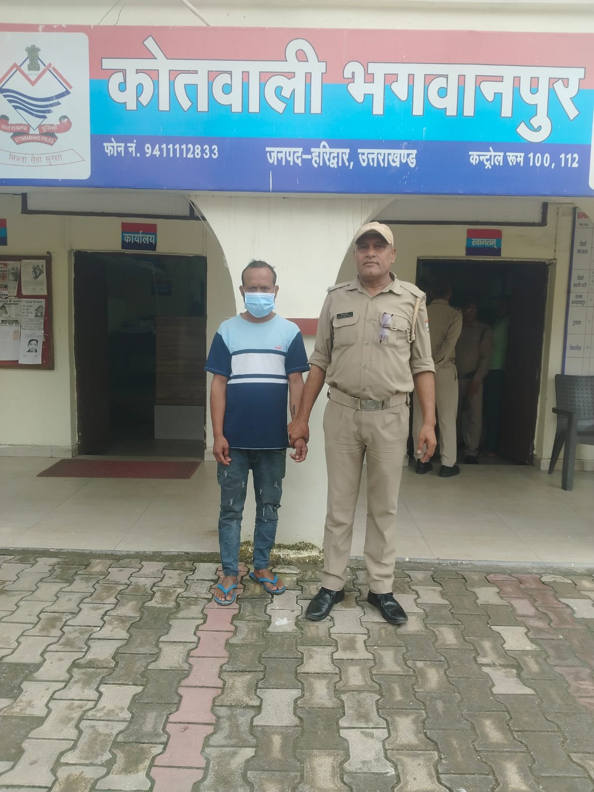 नशा तस्करों के विरुद्ध भगवानपुर  पुलिस की कार्यवाही लगातार जारी